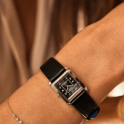 Citizen Dress/Classic Womens Black Leather Strap Watch Ew5600-01e