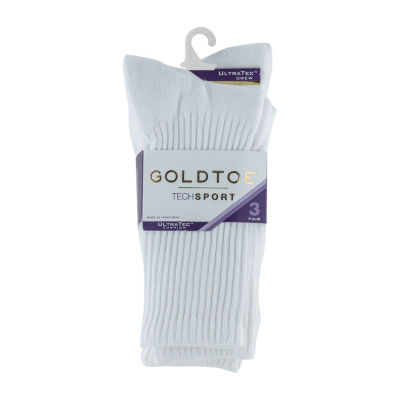 Gold Toe Ultra Tec 3 Pair Crew Socks Womens