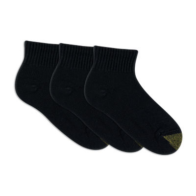 Gold Toe Ultra Tec 3 Pair Quarter Ankle Socks Womens