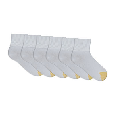 Gold Toe 6 Pair Turncuff Socks Womens