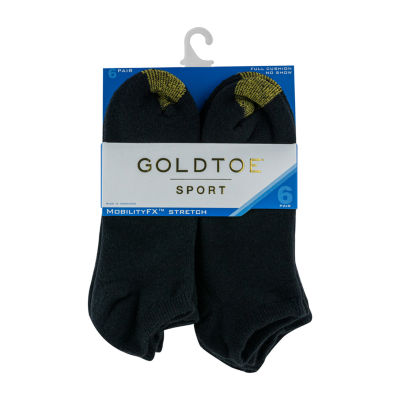 Gold Toe Sport 6 Pair No Show Socks Womens
