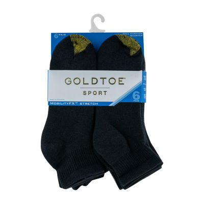 Gold Toe Sport 6 Pair Quarter Socks Womens