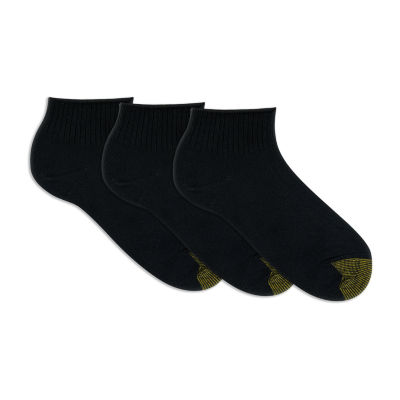 Gold Toe Ultra Soft 3 Pair Quarter Ankle Socks Womens