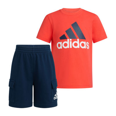 adidas Little Boys 2-pc. Short Set