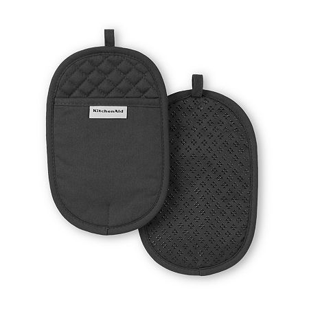 KitchenAid Asteroid 2-pc. Pot Holders, One Size, Black