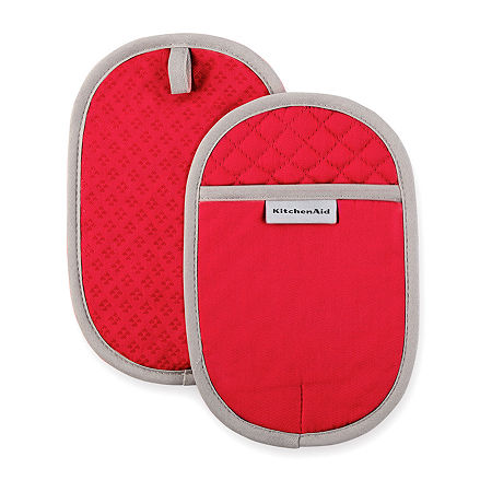 KitchenAid Asteroid 2-pc. Pot Holders, One Size, Red