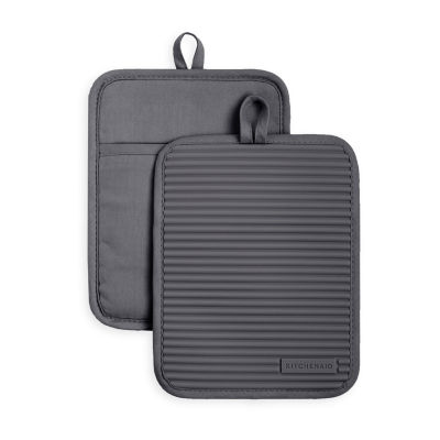 KitchenAid Ribbed Soft Silcone 2-pc. Pot Holder Set