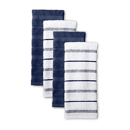 KitchenAid Albany 4-pc. Kitchen Towel, One Size, Blue