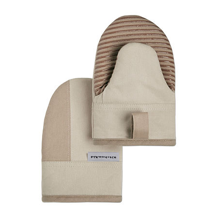 KitchenAid Beacon Mini 2-pc. Oven Mitt, One Size, Beige