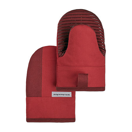 KitchenAid Beacon Mini 2-pc. Oven Mitt, One Size, Red