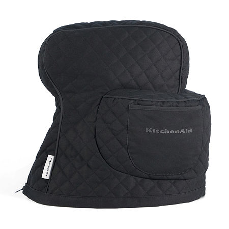 KitchenAid Fitted Tilt-Head Mixer Cover, One Size, Black