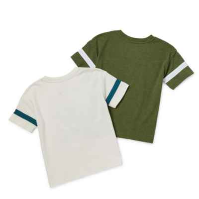 Okie Dokie Toddler & Little Boys 2-pc. Crew Neck Short Sleeve Graphic T-Shirt