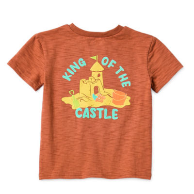 Okie Dokie Toddler & Little Boys Crew Neck Short Sleeve T-Shirt