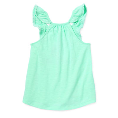 Okie Dokie Toddler & Little Girls Round Neck Tank Top