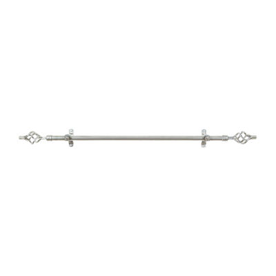 Metallo ¾in Adjustable Curtain Rod with Lexus Finial