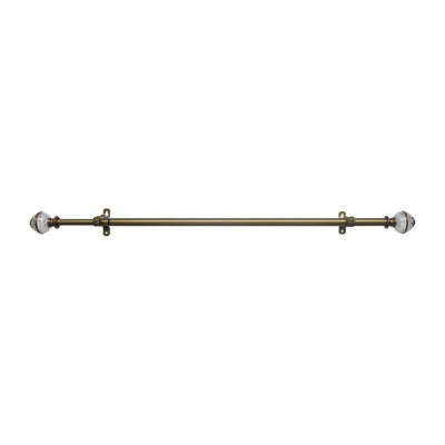 Camino ¾" Adjustable Curtain Rod with Lancaster Finial