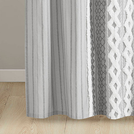 INK+IVY Imani Shower Curtain, One Size, Gray