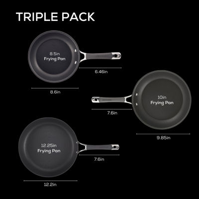 Circulon Radiance Hard Anodized 3-pc. Frying Pan Set