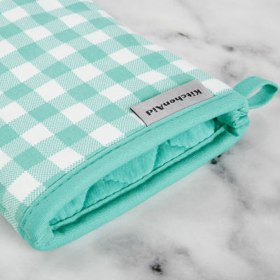 KitchenAid Gingham 2-pc. Oven Mitt