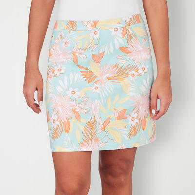 Hearts Of Palm Womens Mid Rise Skort