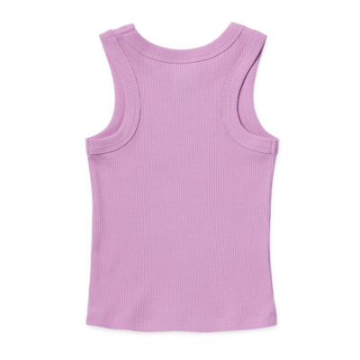 Okie Dokie Toddler & Little Girls Round Neck Tank Top