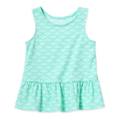 Okie Dokie Toddler & Little Girls Round Neck Tank Top