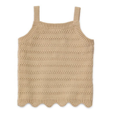 Okie Dokie Toddler & Little Girls Square Neck Tank Top