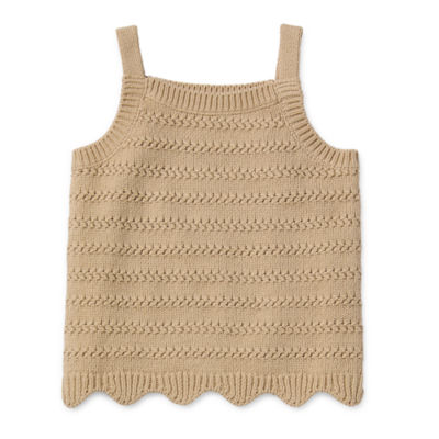 Okie Dokie Toddler & Little Girls Square Neck Sleeveless Tank Top