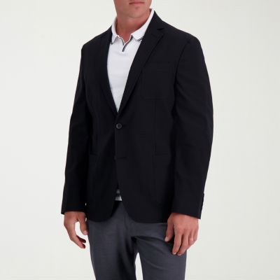 Haggar Smart Wash Tailored Highland Mens Stretch Fabric Modern Fit Blazer