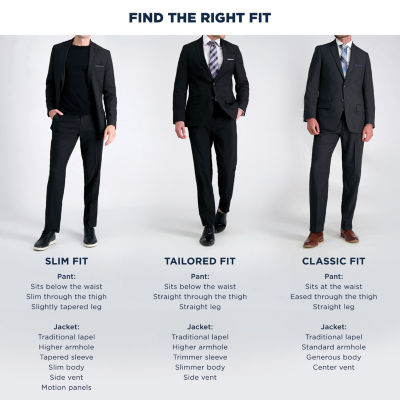 Haggar JMH Twill Mens Stretch Fabric Suit Jacket