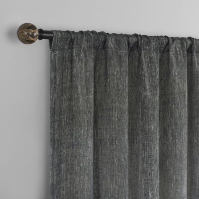 Indigo Road by Egypt Sherrod Cielo Rod Pocket Light-Filtering Single Curtain Panel