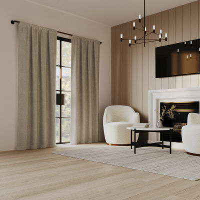 Indigo Road by Egypt Sherrod Portland Rod Pocket Light-Filtering Single Curtain Panel