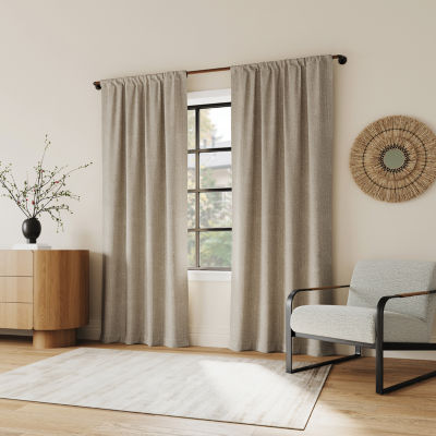 Indigo Road by Egypt Sherrod Portland Rod Pocket Light-Filtering Single Curtain Panel