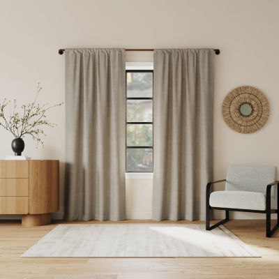 Indigo Road by Egypt Sherrod Portland Rod Pocket Light-Filtering Single Curtain Panel