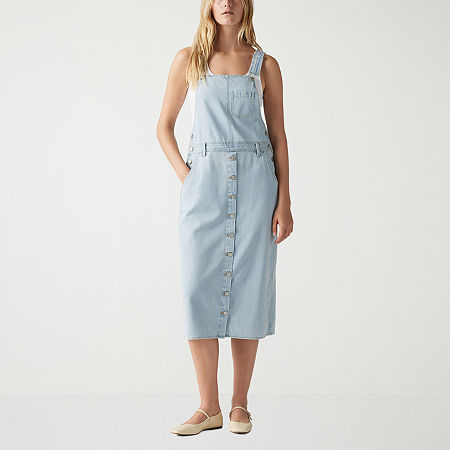 Levi's Womens Sleeveless Jumpsuit, X-large, Blue