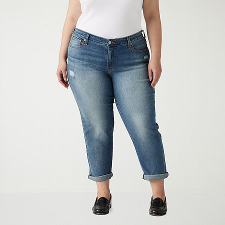 Levi's Womens Plus Boyfriend Jean