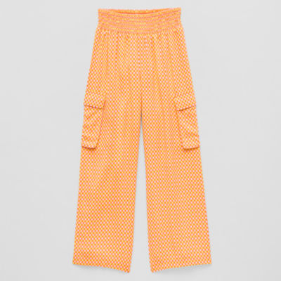 Thereabouts Little & Big Girls Cargo Wide Leg Pull-On Pants