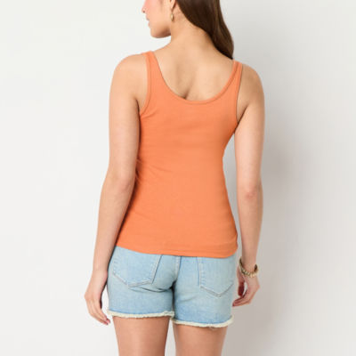 a.n.a Womens U Neck Sleeveless Tank Top
