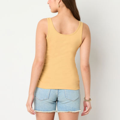 a.n.a Womens U Neck Sleeveless Tank Top