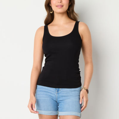 a.n.a Womens U Neck Sleeveless Tank Top