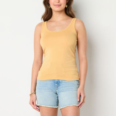 a.n.a Womens U Neck Sleeveless Tank Top