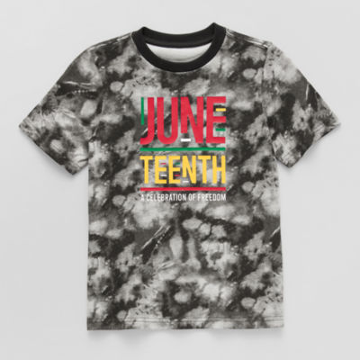 Hope & Wonder Juneteenth Unisex Kids Short Sleeve 'A Celebration Of Freedom' Graphic T-Shirt