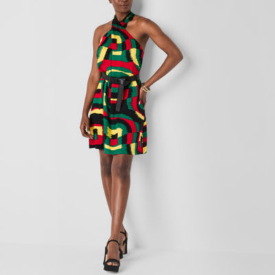 Hope & Wonder Juneteenth Womens Halter Dress