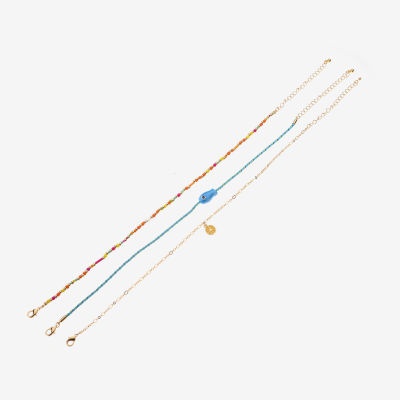 Arizona Womens 3-pc. Necklace Set
