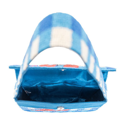 SOL and MER Beaded Lobster Shoulder Bag
