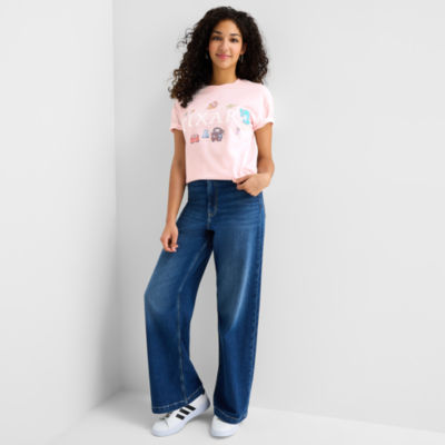 Pixar Boyfriend Tee Womens Crew Neck Short Sleeve Regular Fit Graphic T-Shirt