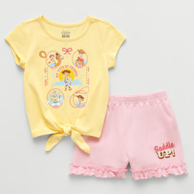 Disney Collection Little & Big Kid Girls Jessie Toy Story 2-pc. Short Set
