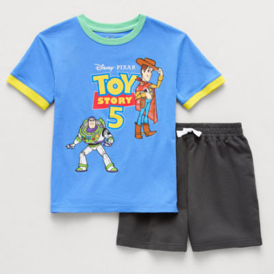 Disney Collection Little & Big Kid Boys Toy Story 2-pc. Short Set