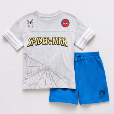 Disney Collection Little & Big Kid Boys Spiderman 2-pc. Short Set