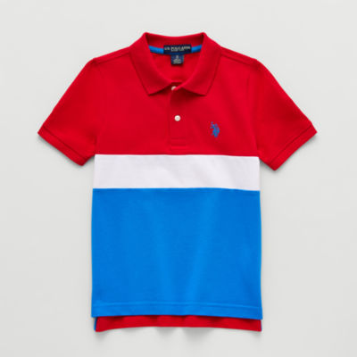 U.S. Polo Assn. Little & Big Kid Boys Short Sleeve Regular Fit Embroidered Polo Shirt